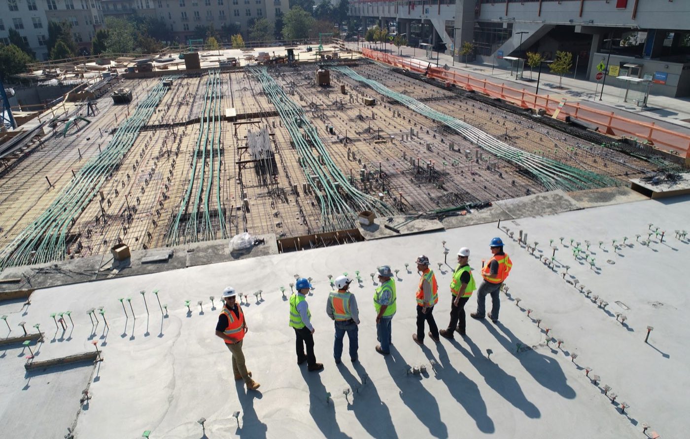 Four Style Contracting construction site in Abu Dhabi